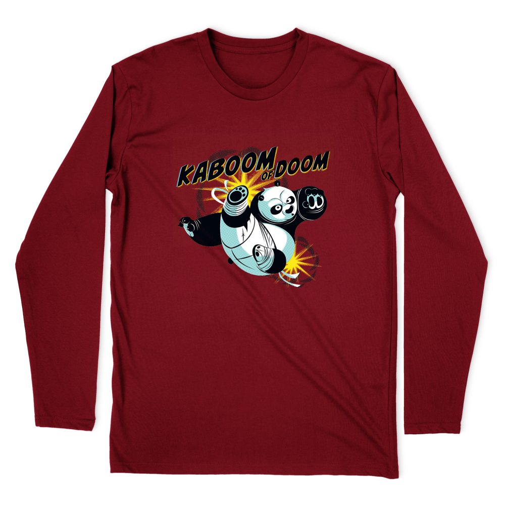 KUNG FU PANDA KABOOM OF DOOM LONG SLEEVE T-SHIRT