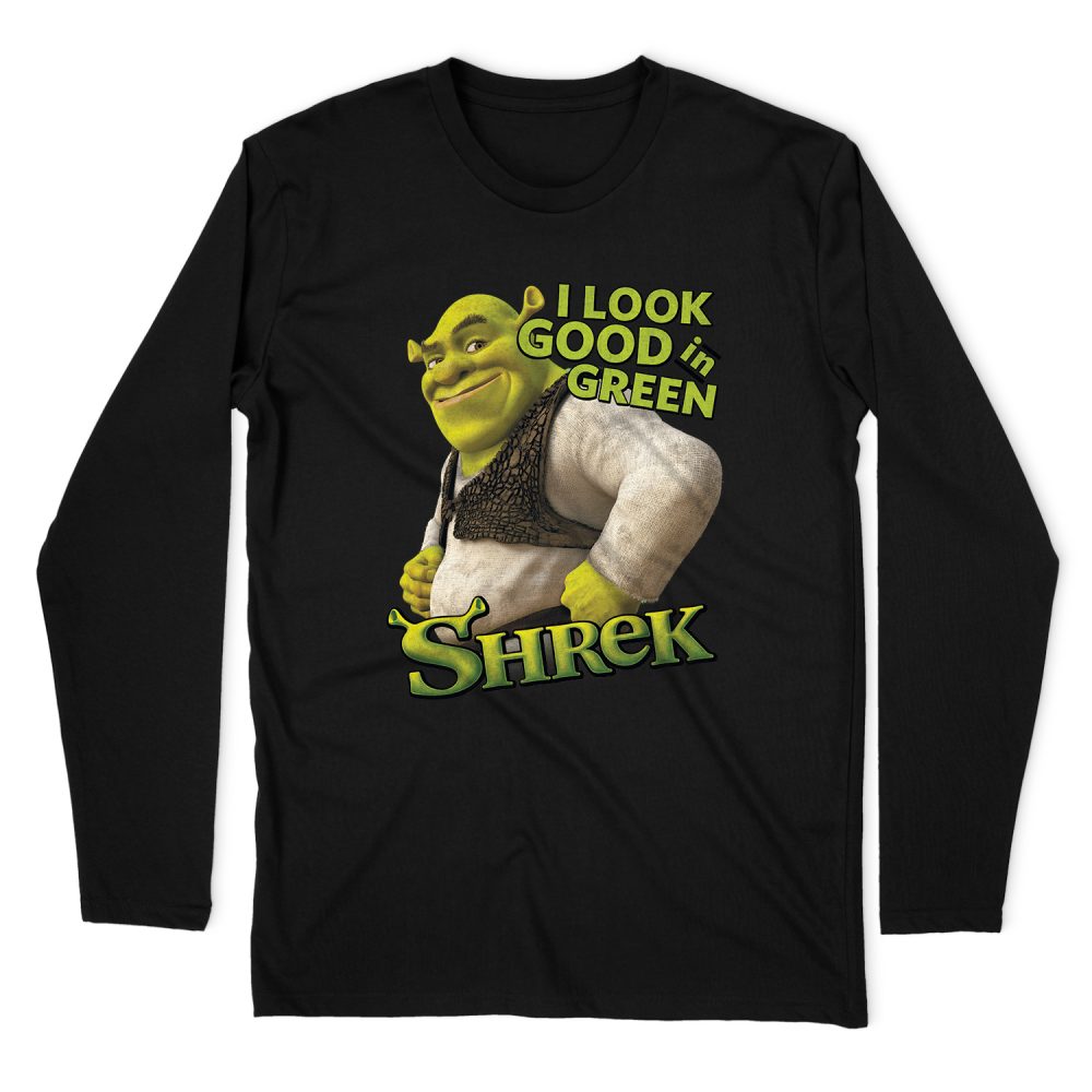 SHREK LOOKING GOOD LONG SLEEVE T-SHIRT