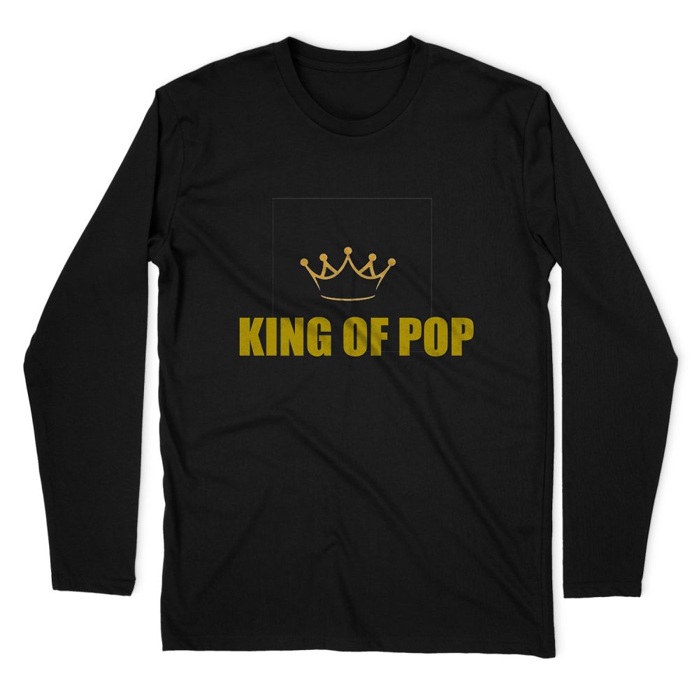 KING OF POP LONG SLEEVE T-SHIRT
