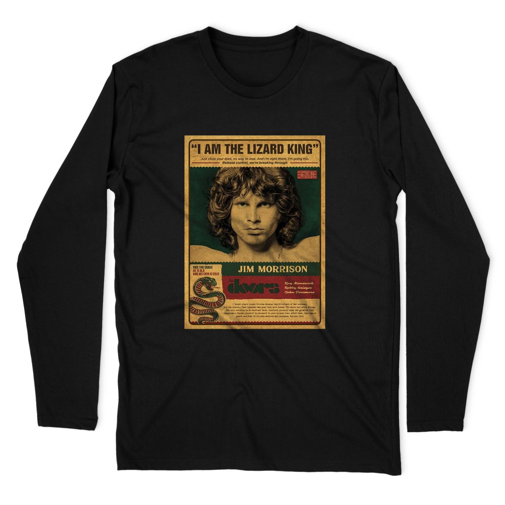JIM MORRISON POSTER LONG SLEEVE T-SHIRT