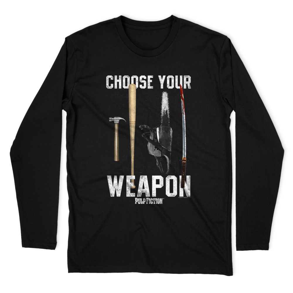 PULP FICTION CHOICES LONG SLEEVE T-SHIRT