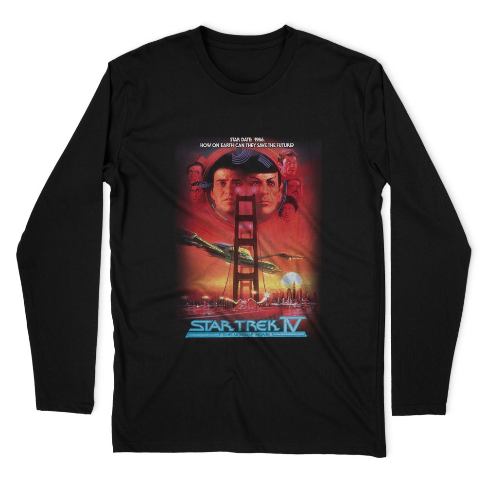 STAR TREK THE VOYAGE HOME (MOVIE) LONG  SLEEVE T-SHIRT
