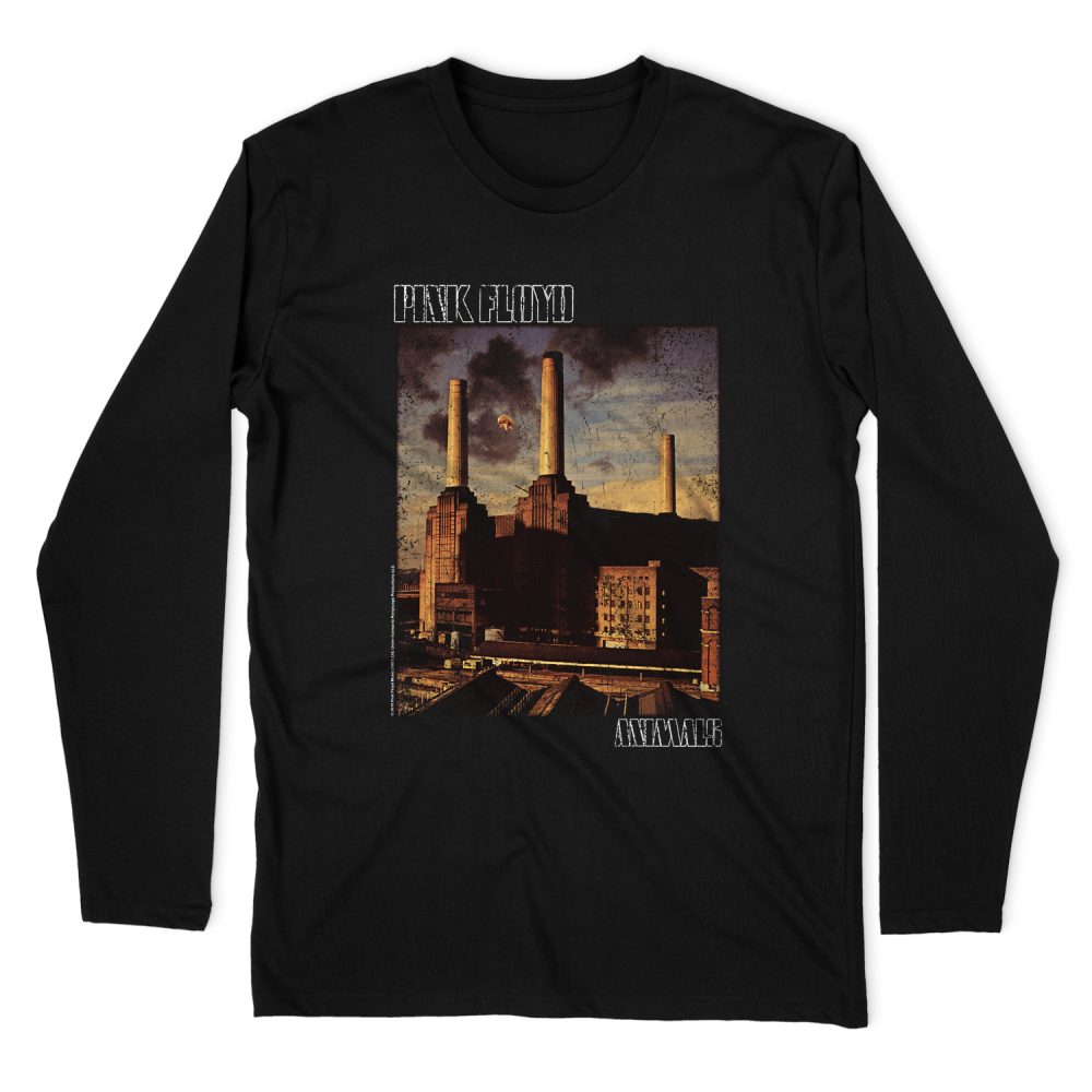 PINK FLOYD FADED ANIMALS LONG SLEEVE T-SHIRT