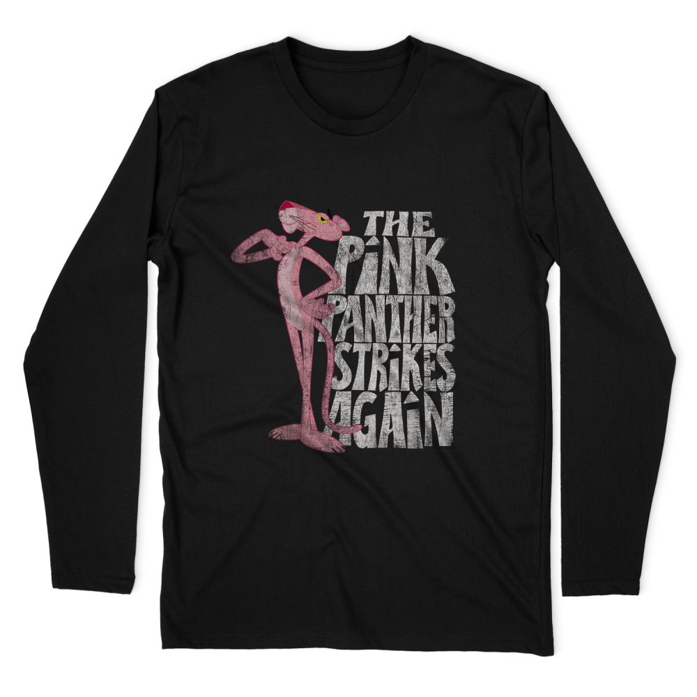PINK PANTHER STRIKES AGAIN LONG SLEEVE T-SHIRT