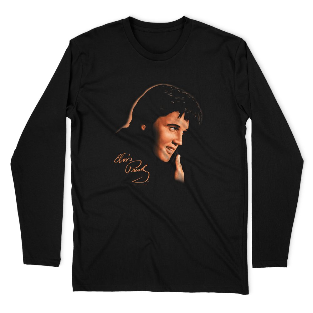 ELVIS PRESLEY WARM PORTRAIT LONG SLEEVE T-SHIRT