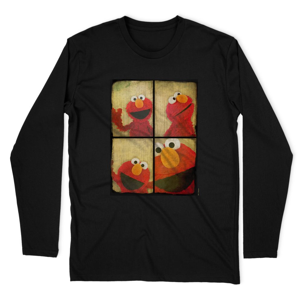 SESAME STREET PHOTO BOOTH ELMO LONG SLEEVE T-SHIRT