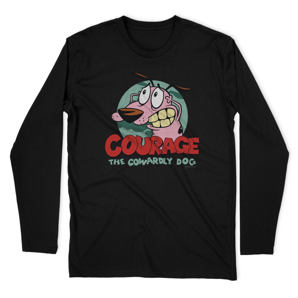 COURAGE THE COWARDLY DOG COURAGE LONG SLEEVE T-SHIRT