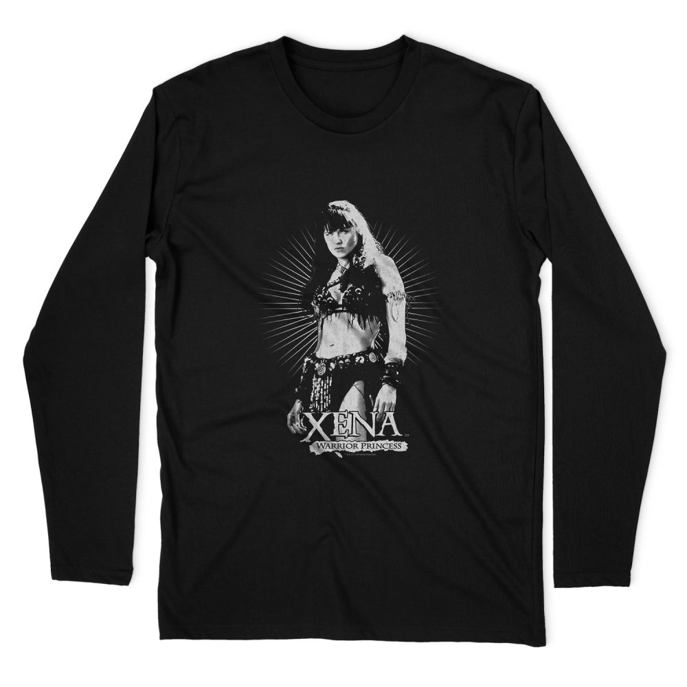 XENA WARRIOR PRINCESS DONT MESS WITH ME .LONG SLEEVE T-SHIRT
