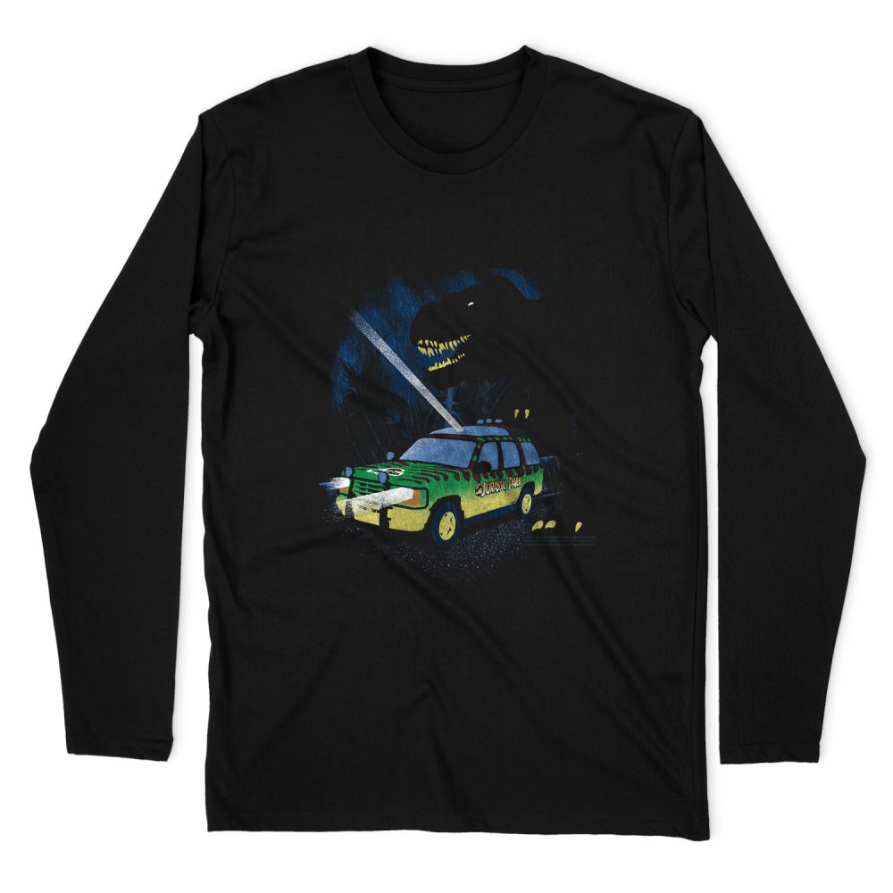 JURASSIC PARK TURN IT OFF LONG SLEEVE T-SHIRT