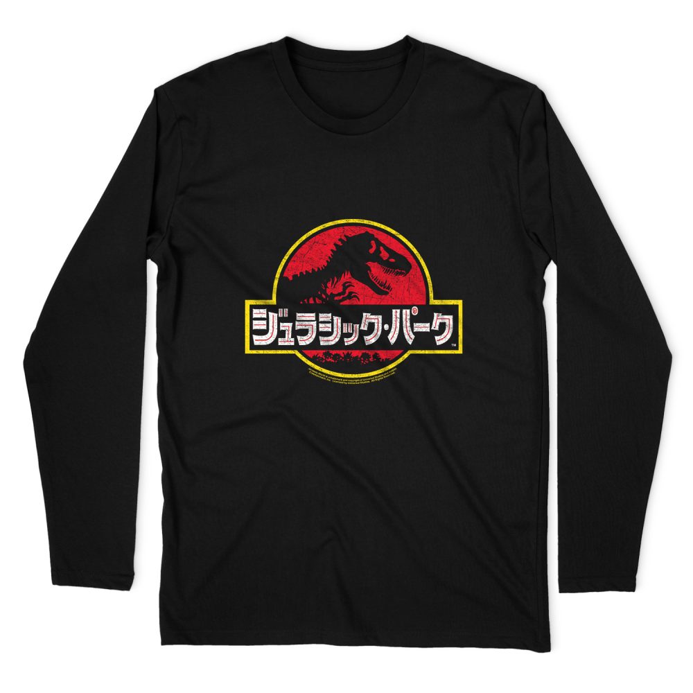 JURASSIC PARK KANJI LONG SLEEVE T-SHIRT