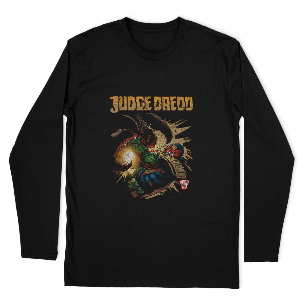 JUDGE DREDD BLAST AWAY LONG SLEEVE T-SHIRT