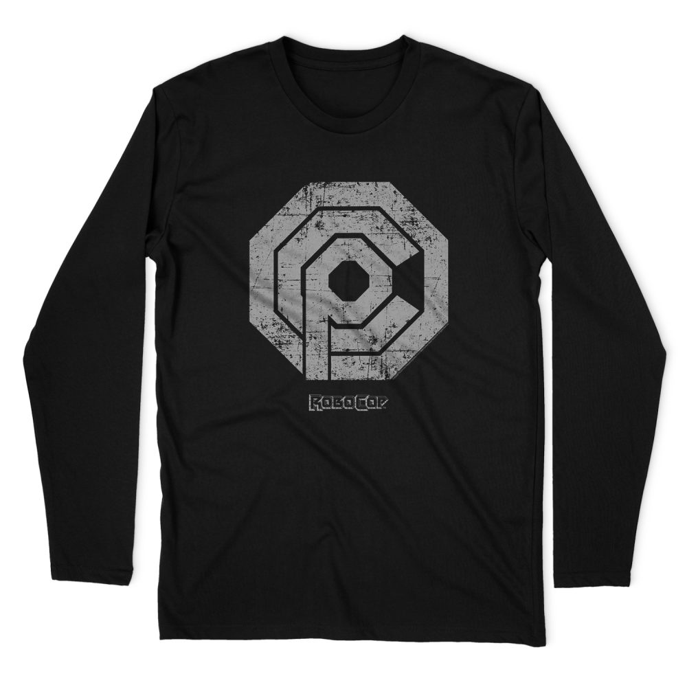 ROBOCOP DISTRESSED OCP LOGO LONG SLEEVE T-SHIRT