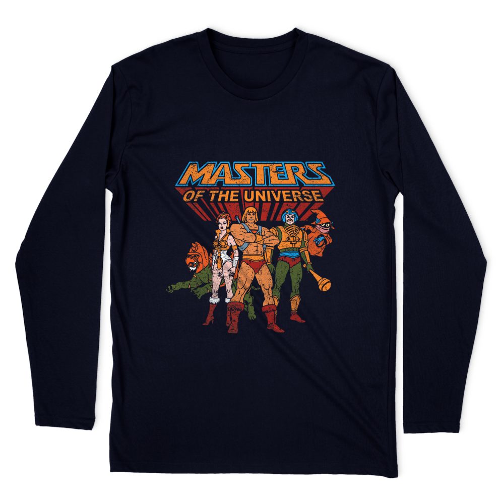 MASTERS OF THE UNIVERSE TEAM OF HEROES LONG SLEEVE T-SHIRT