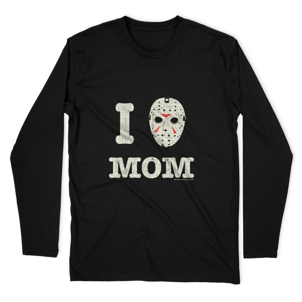 FRIDAY THE 13TH MOMMAS BOY LONG SLEEVE T-SHIRT