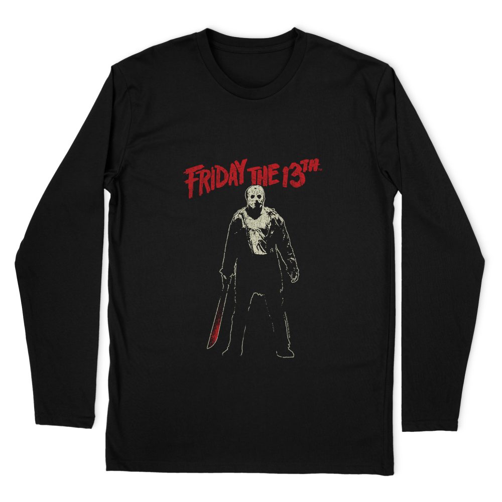 FRIDAY THE 13TH CHCHCH AHAHAH LONG SLEEVE T-SHIRT