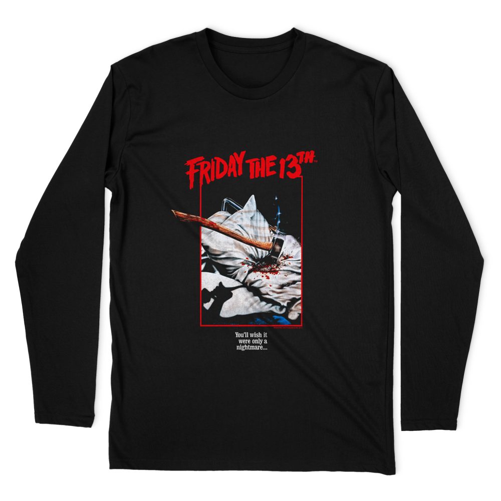 FRIDAY THE 13TH AXE POSTER LONG SLEEVE T-SHIRT