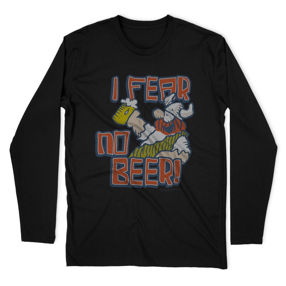 HAGAR THE HORRIBLE I FEAR NO BEER LONG SLEEVE T-SHIRT