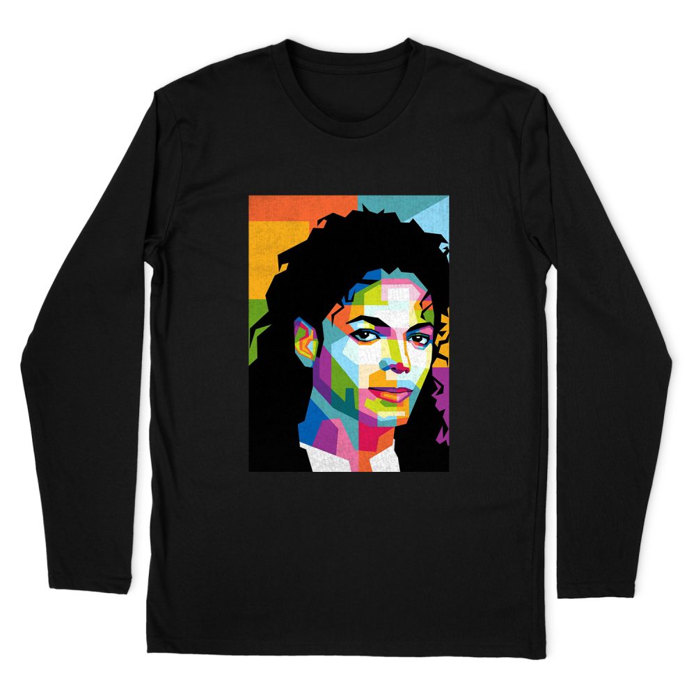 ART MICHAEL JACKSON LONG SLEEVE T-SHIRT