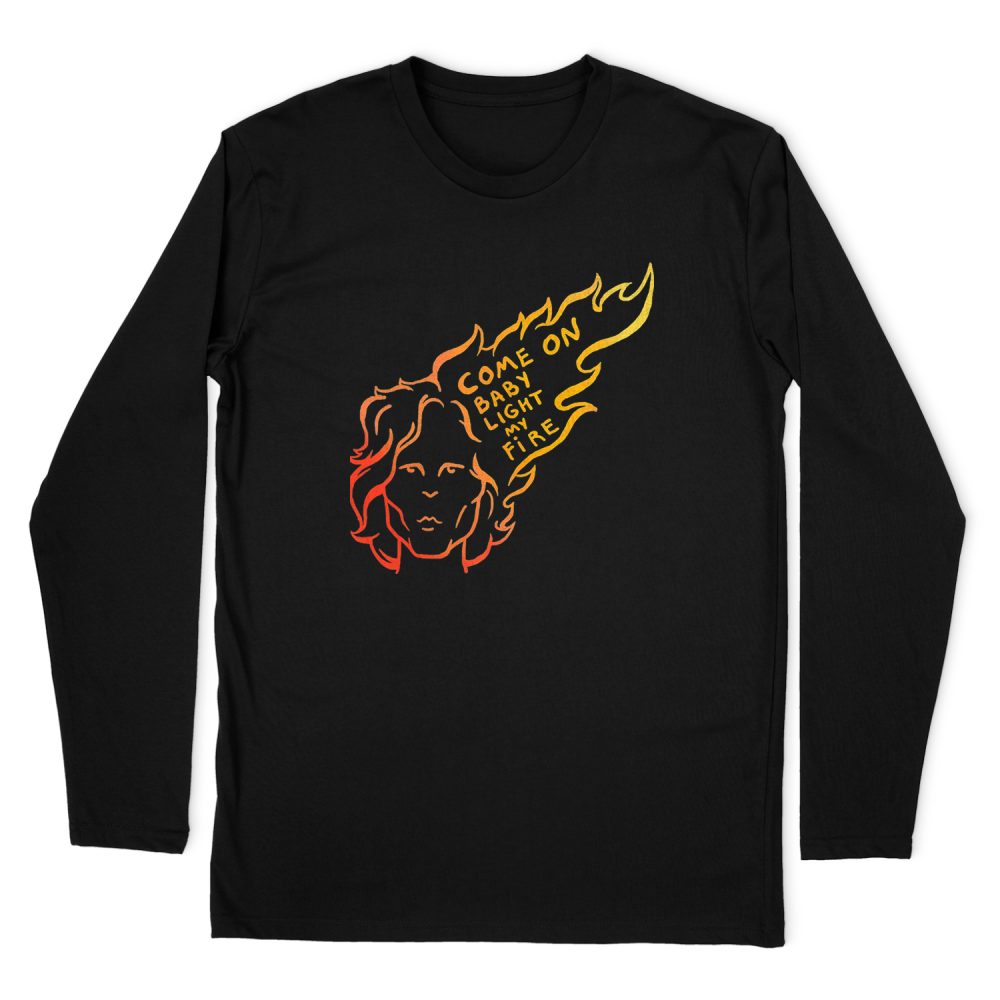JIM MORRISON LOGO LONG SLEEVE T-SHIRT