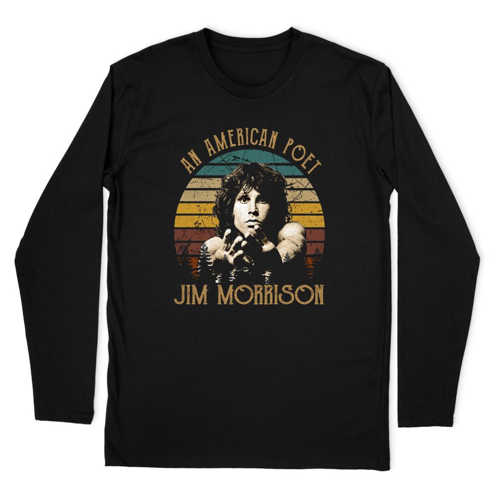 JIM MORRISON LOGO LONG SLEEVE T-SHIRT