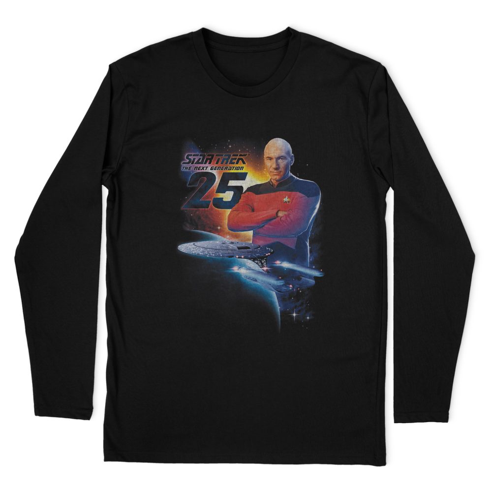 STAR TREK TNG 25 LONG SLEEVE T-SHIRT