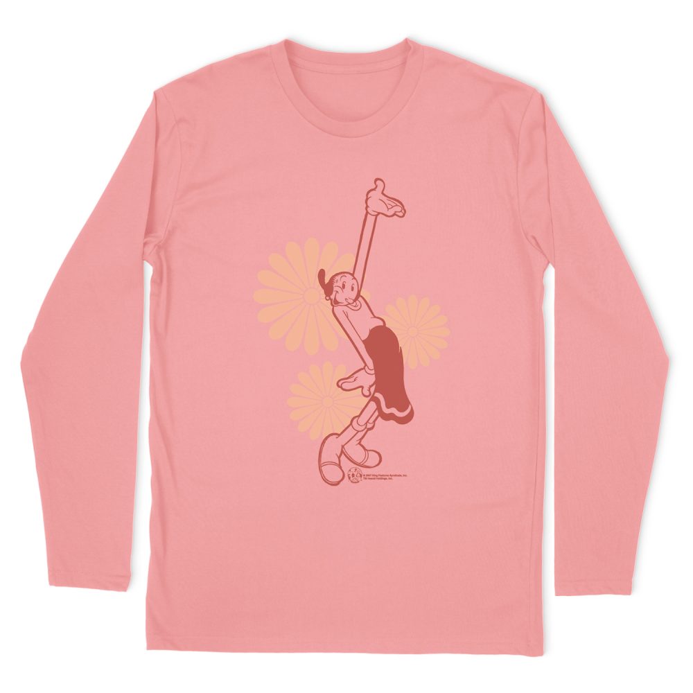 POPEYE DAISIES LONG SLEEVE T-SHIRT