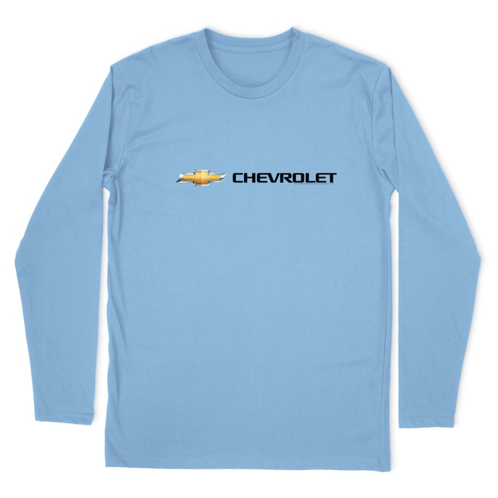 CHEVROLET CHEVY BOWTIE WIDE FRONT LONG SLEEVE T-SHIRT