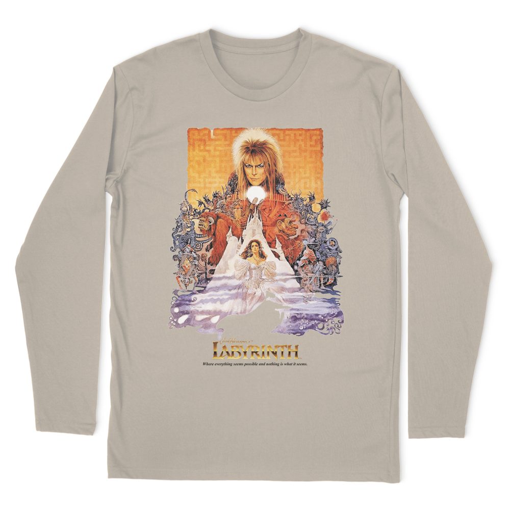 LABYRINTH MOVIE POSTER LONG SLEEVE T-SHIRT