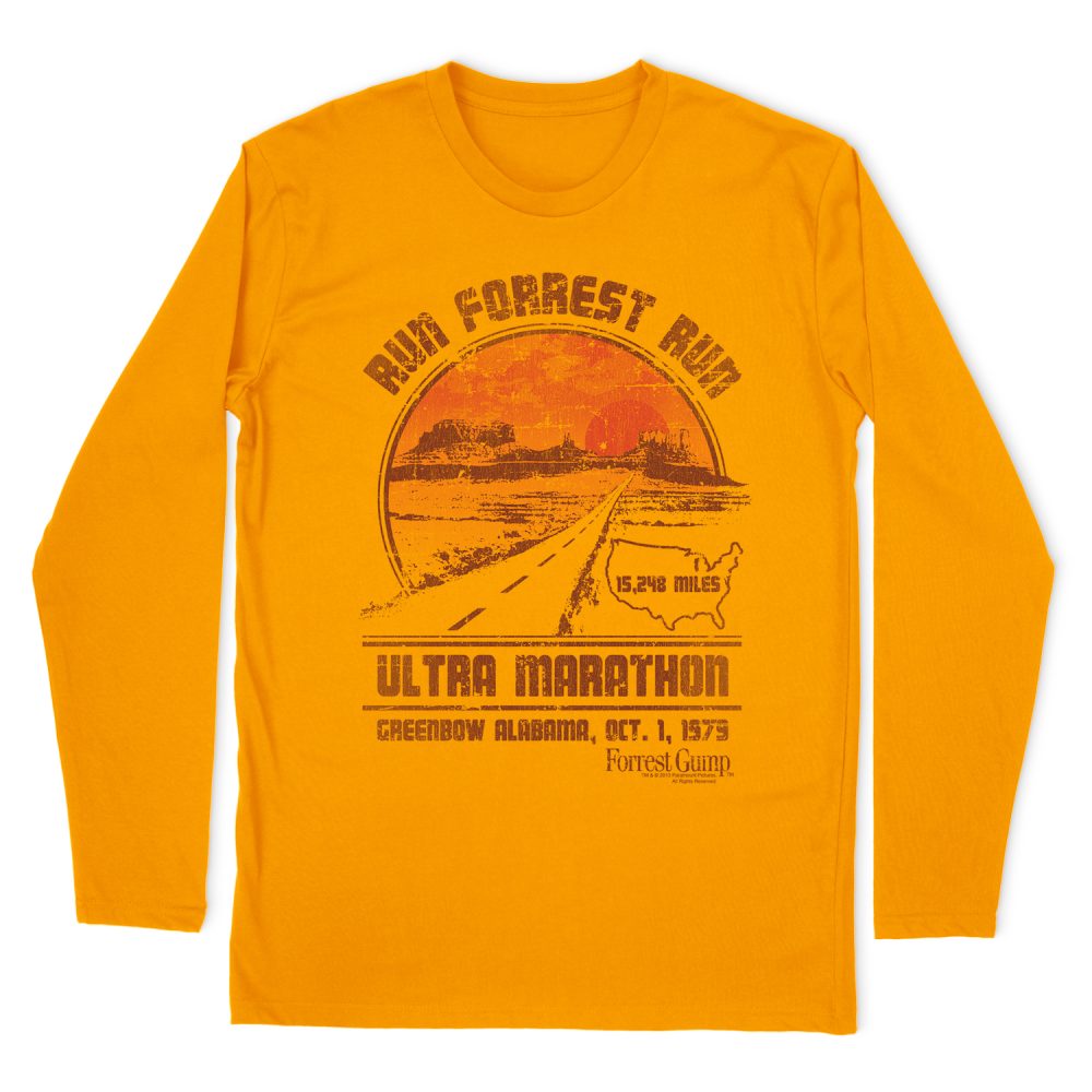 FORREST GUMP ULTRA MARATHON LONG SLEEVE T-SHIRT