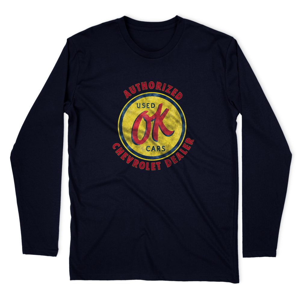 CHEVROLET CHEVY OK USED CARS LONG SLEEVE T-SHIRT