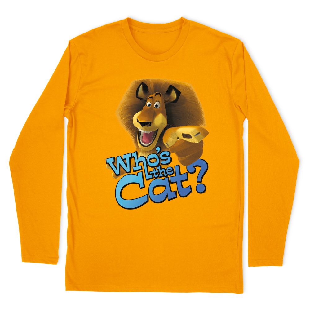 WHOS THE CAT LONG SLEEVE T-SHIRT