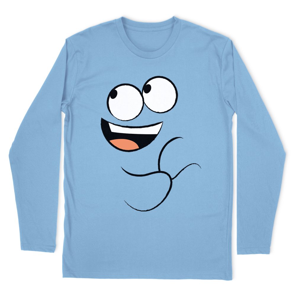 FOSTER'S HOME FOR IMAGINARY FRIENDS BLUE SMILE LONG SLEEVE T-SHIRT