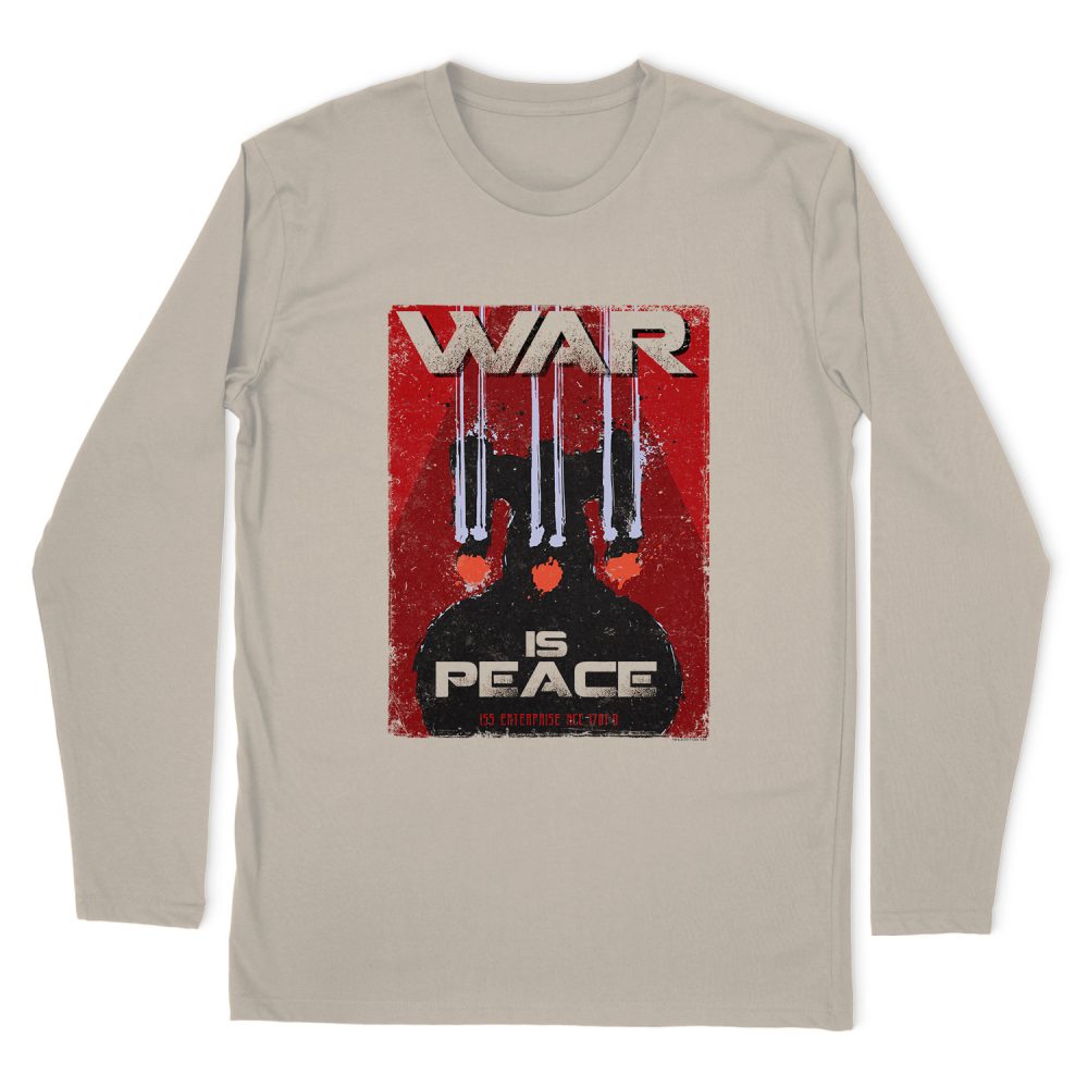 STAR TREK WAR IS PEACE LONG SLEEVE T-SHIRT