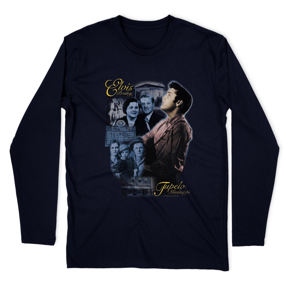 ELVIS PRESLEY TUPELO LONG SLEEVE T-SHIRT