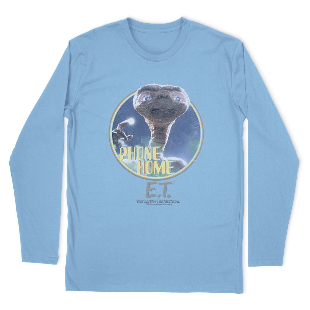 E.T. THE EXTRA-TERRESTRIAL PHONE HOME LONG SLEEVE T-SHIRT