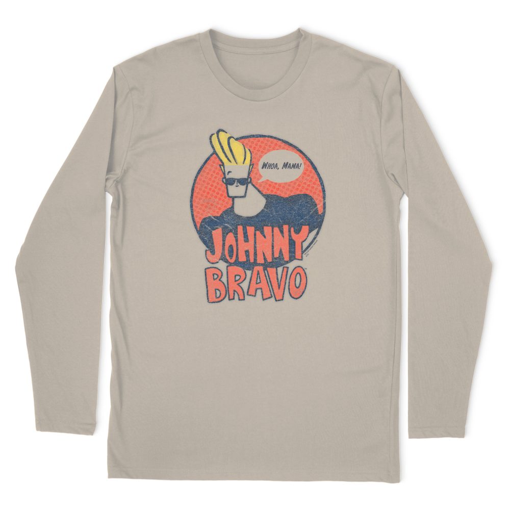 JOHNNY BRAVO HEY MAMA LONG SLEEVE T-SHIRT