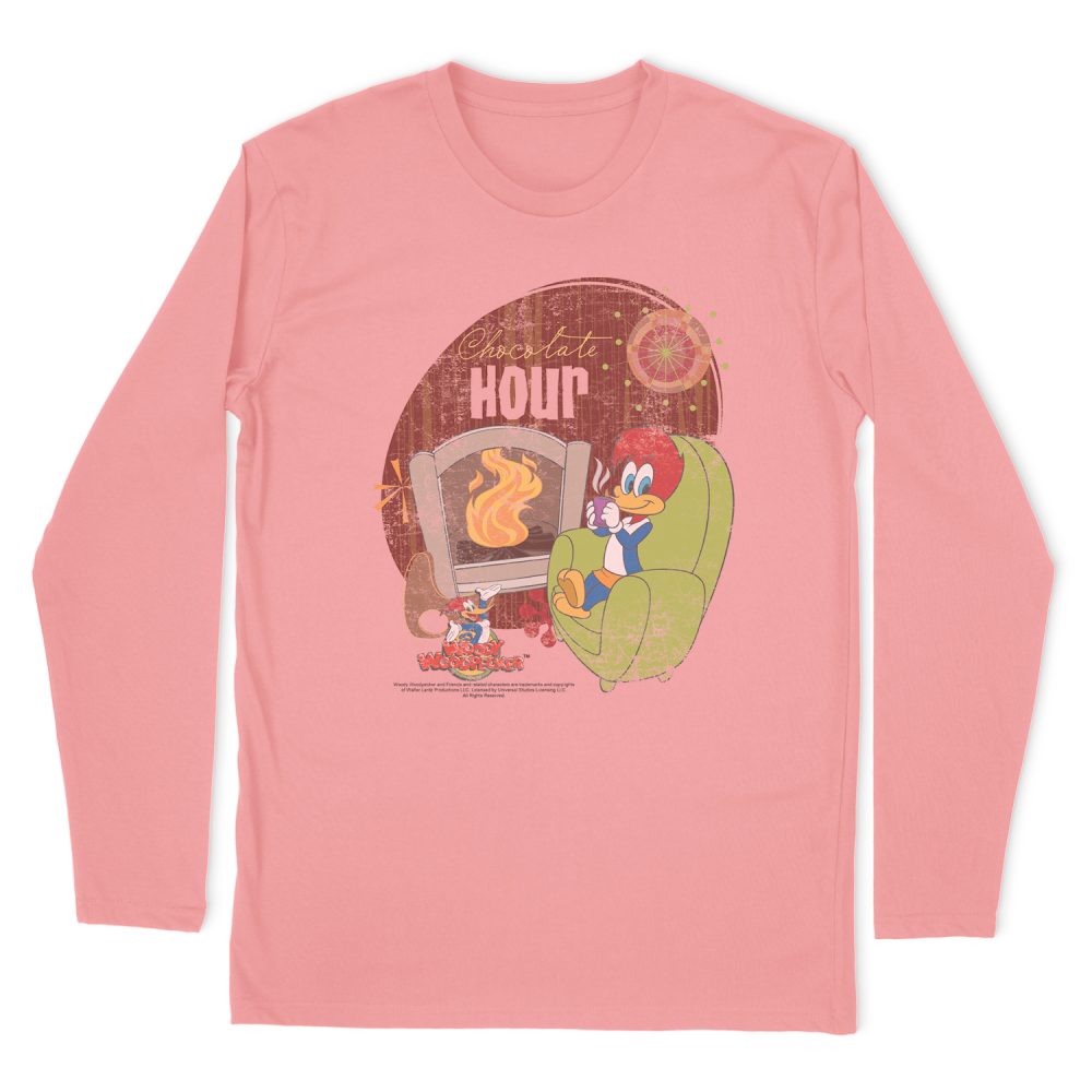 WOODY WOODPECKER CHOCOLATE HOUR LONG SLEEVE T-SHIRT