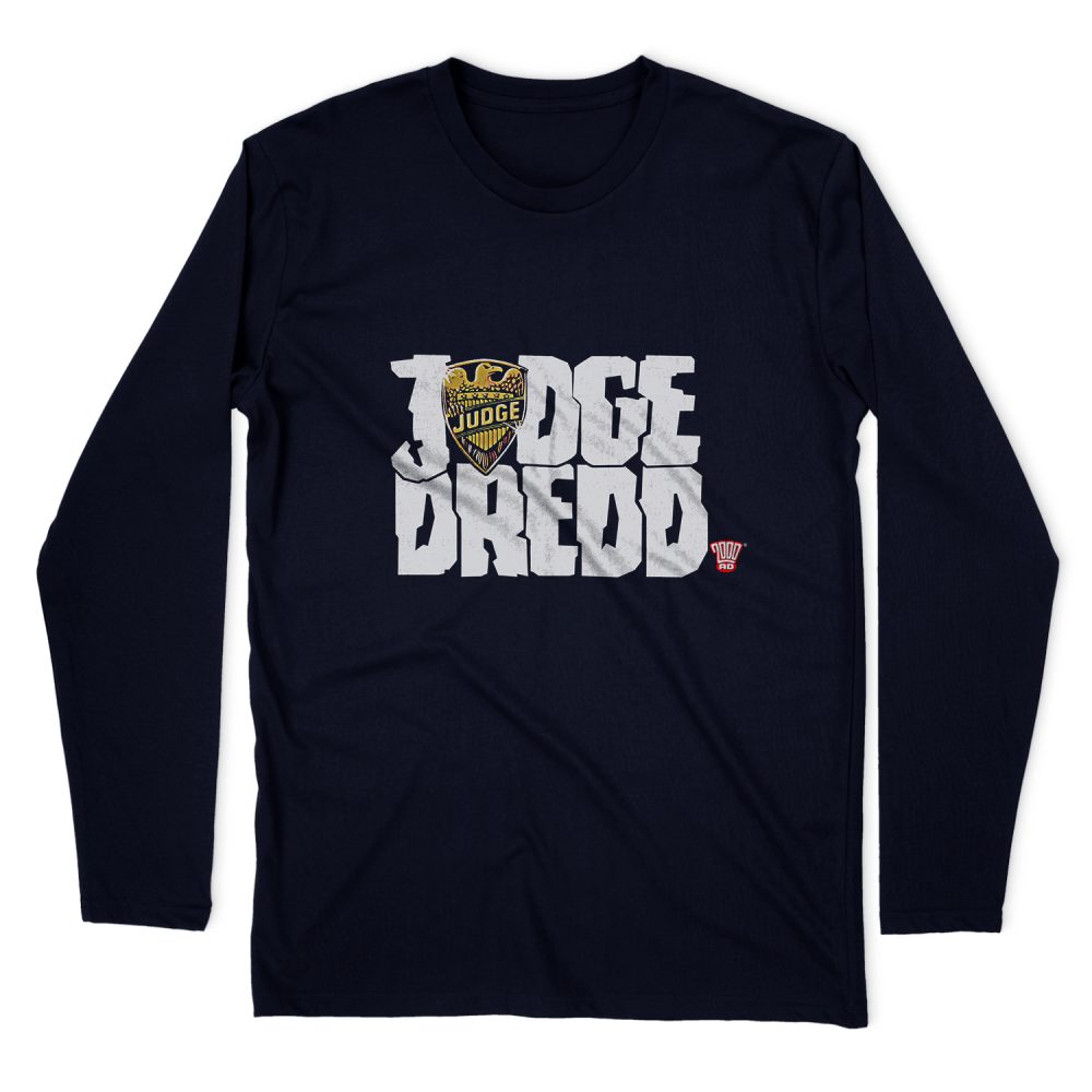 JUDGE DREDD LOGO LONG SLEEVE T-SHIRT