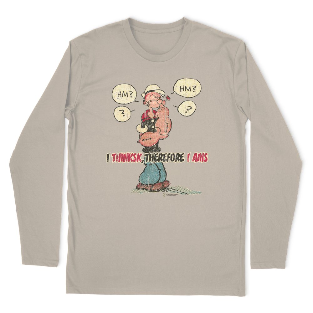 POPEYE THE THINKSTER LONG SLEEVE T-SHIRT