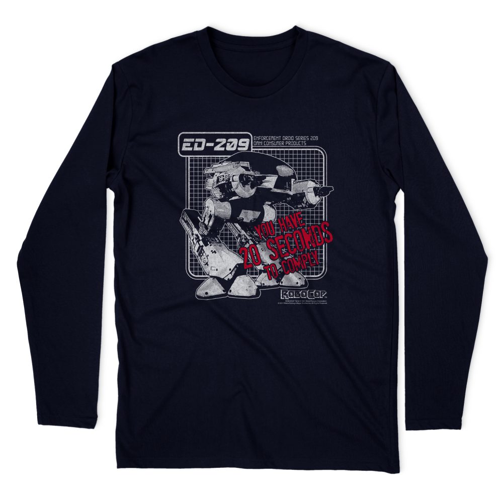 ROBOCOP ED 209 LONG SLEEVE T-SHIRT