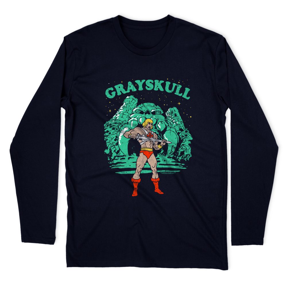 MASTERS OF THE UNIVERSE GRAYSKULL NIGHTS LONG SLEEVE T-SHIRT