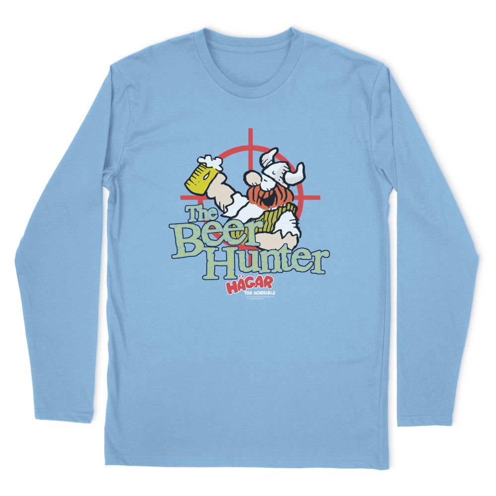 HAGAR THE HORRIBLE BEER HUNTER LONG SLEEVE T-SHIRT