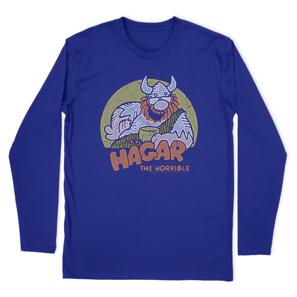 HAGAR THE HORRIBLE HAGAR CIRCLE LONG SLEEVE T-SHIRT