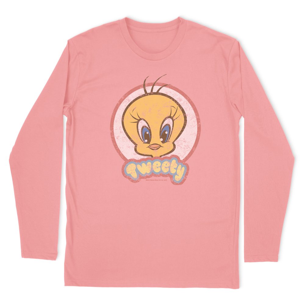 LOONEY TUNES RETRO TWEETY LONG SLEEVE T-SHIRT