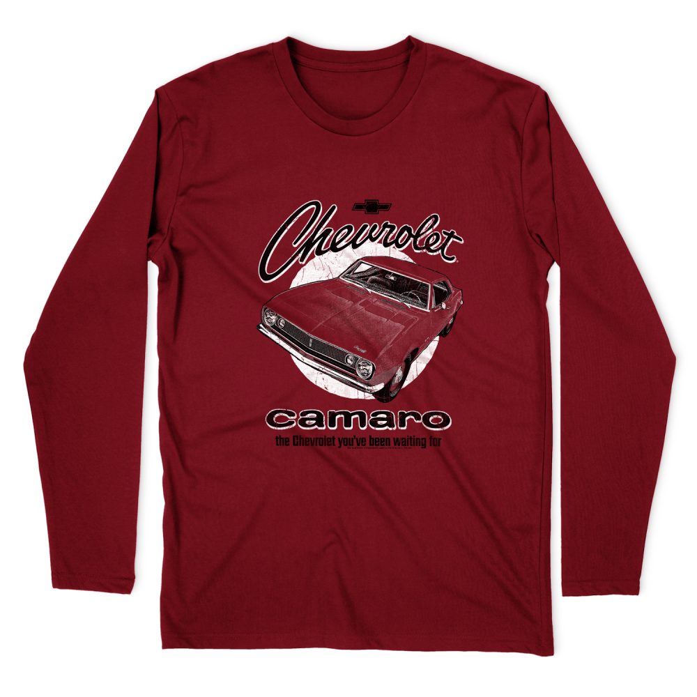 CHEVROLET RETRO CAMARO LONG SLEEVE T-SHIRT