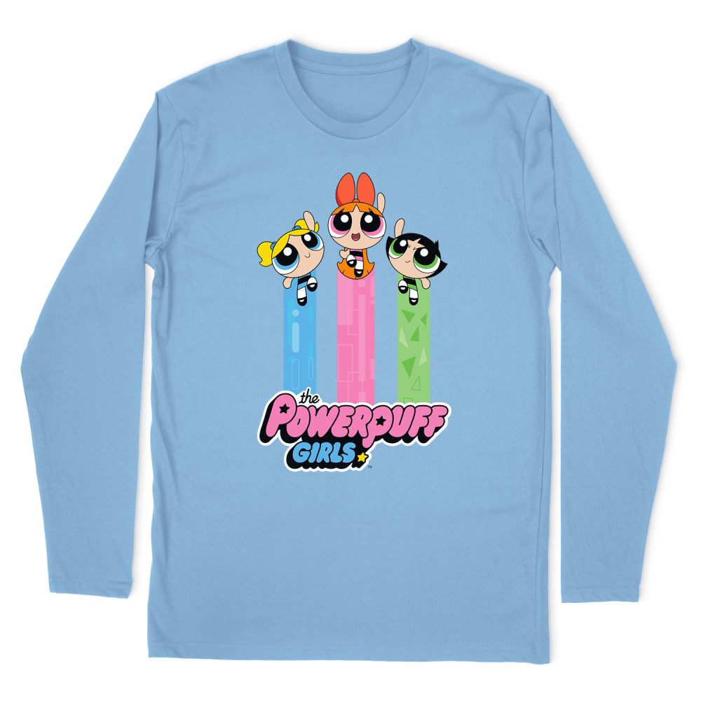 POWERPUFF GIRLS THE GIRLS FLY LONG SLEEVE T-SHIRT