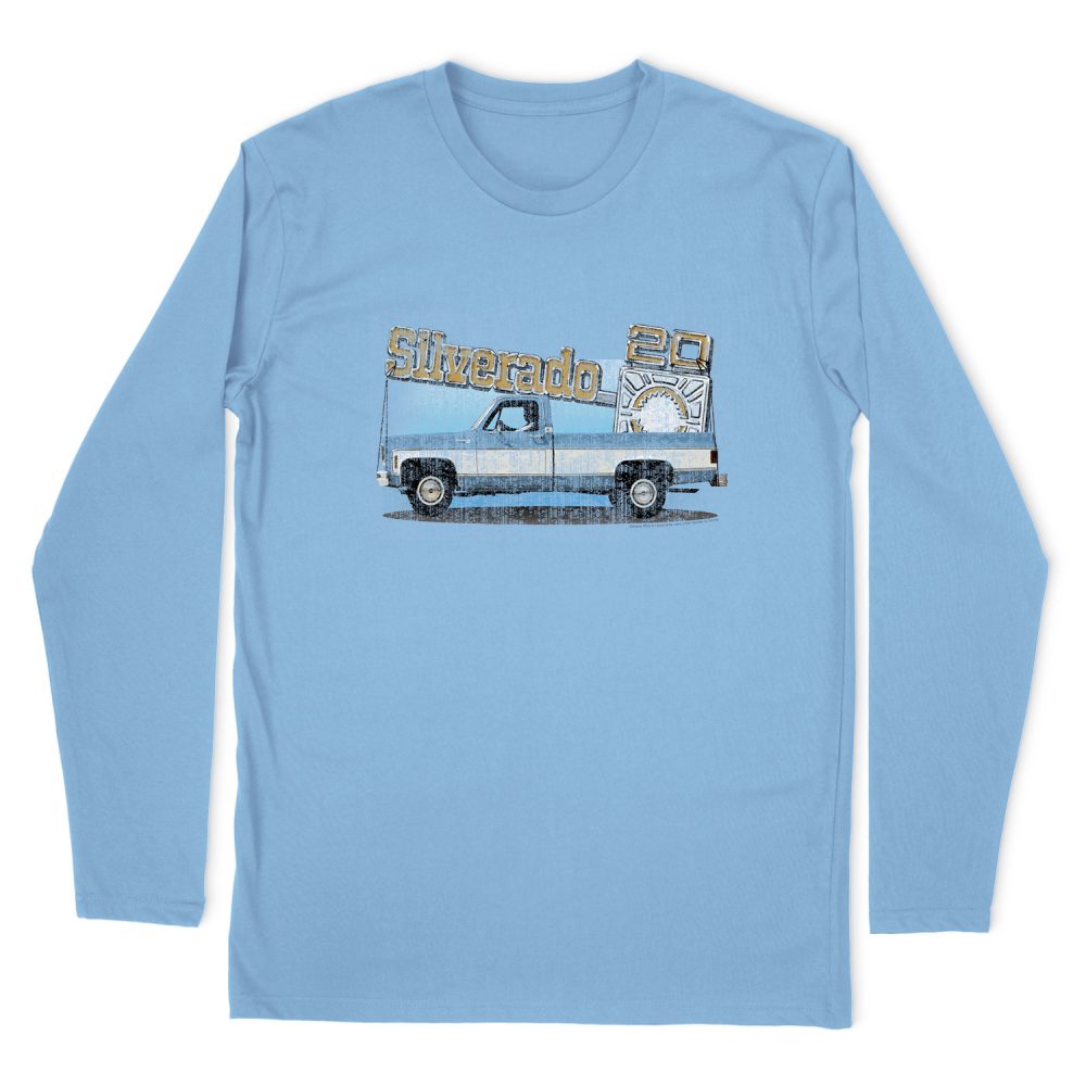 CHEVROLET OLD SILVERADO SKETCH LONG SLEEVE T-SHIRT