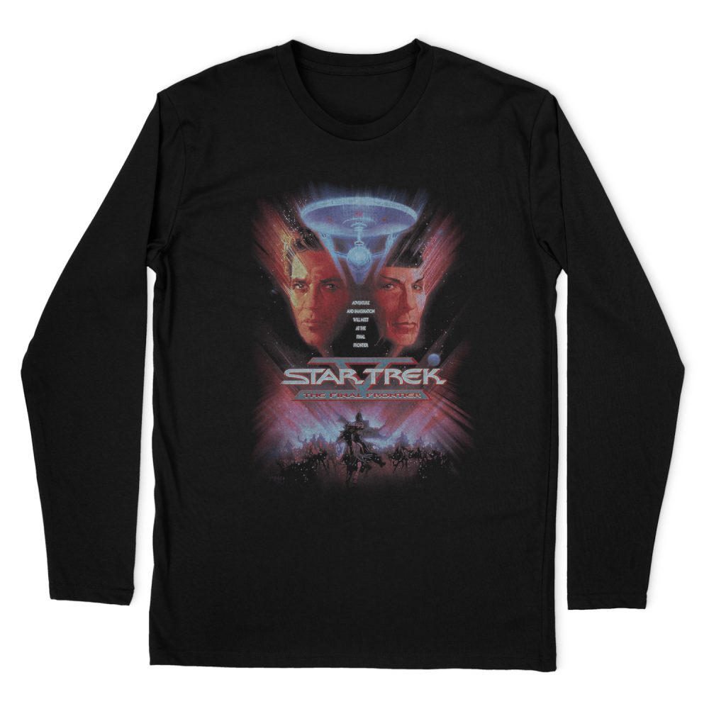 STAR TREK THE FINAL FRONTIER (MOVIE) LONG SLEEVE T-SHIRT