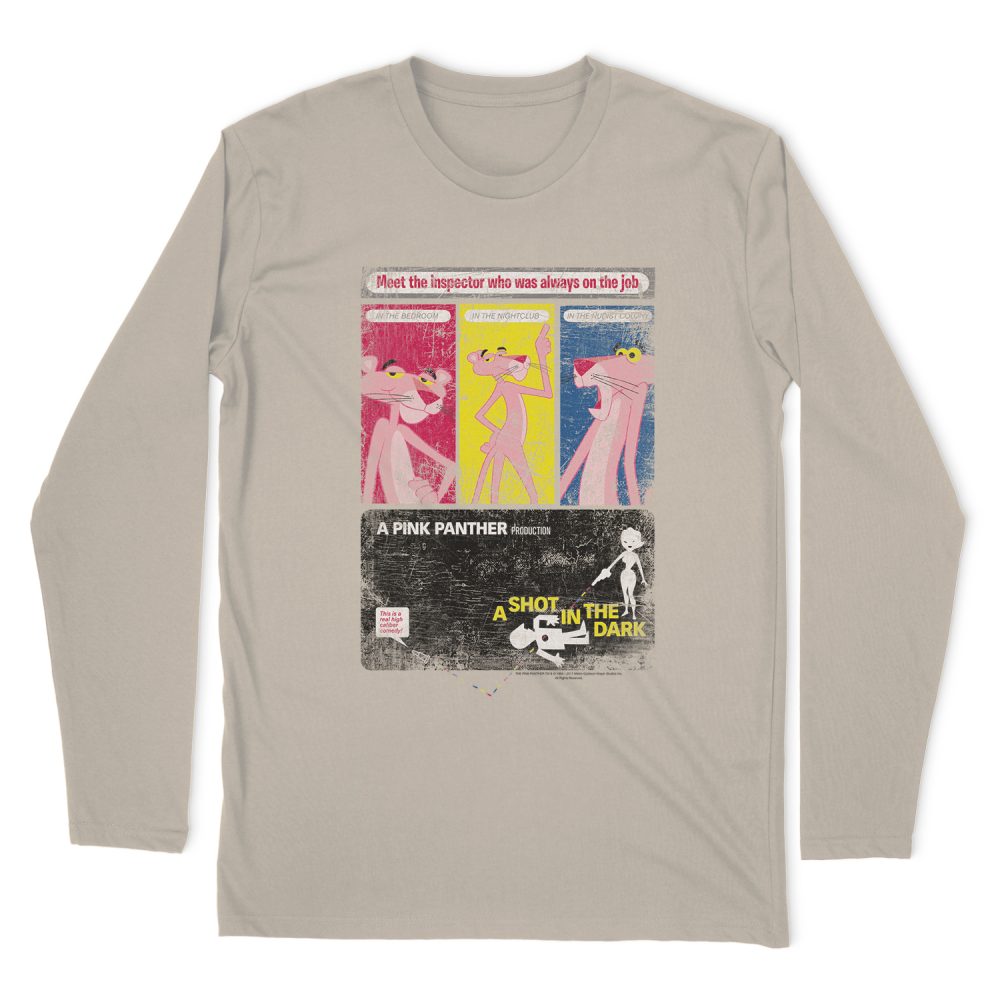 PINK PANTHER SHOT IN THE DARK LONG SLEEVE T-SHIRT