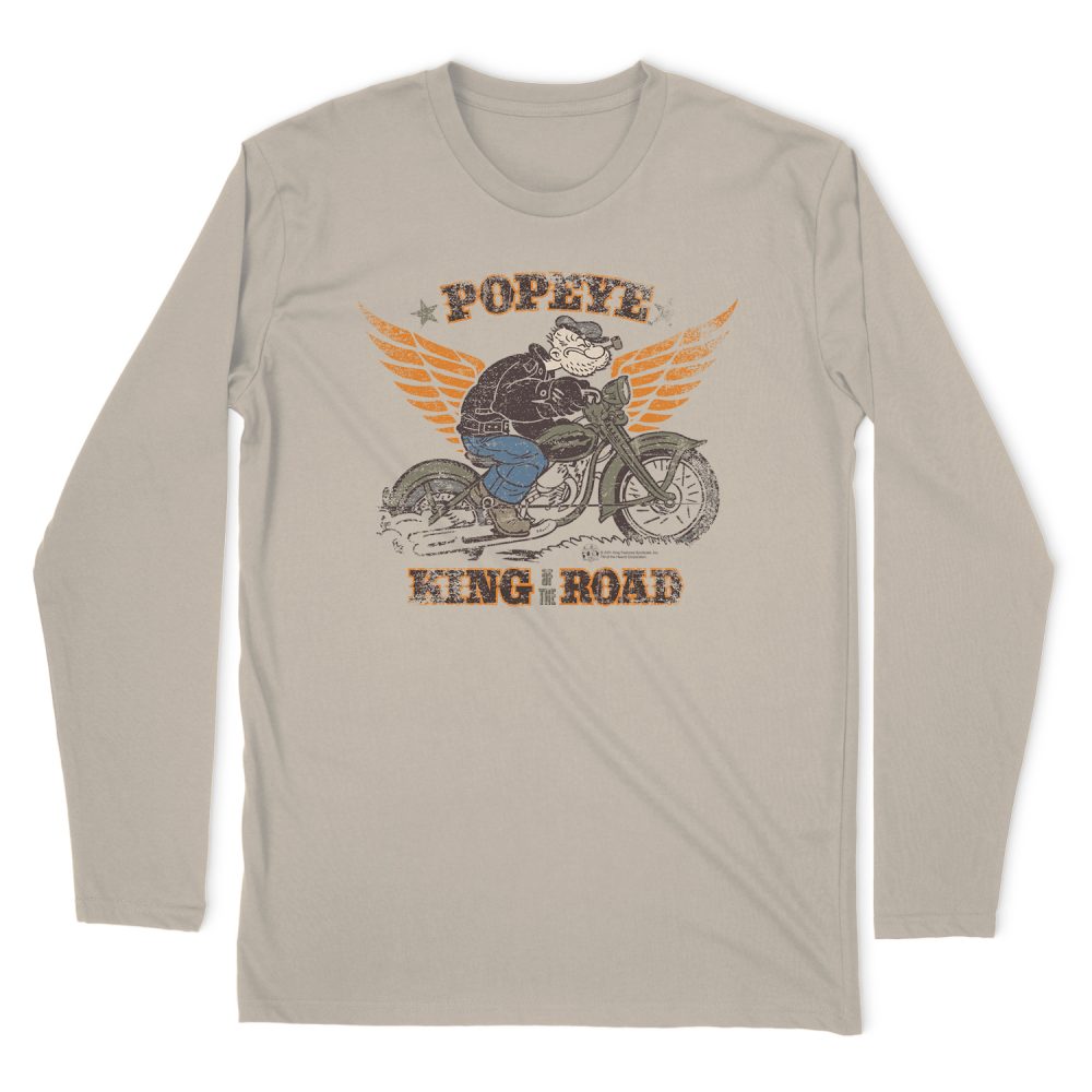 POPEYE KING OF THE ROAD LONG SLEEVE T-SHIRT
